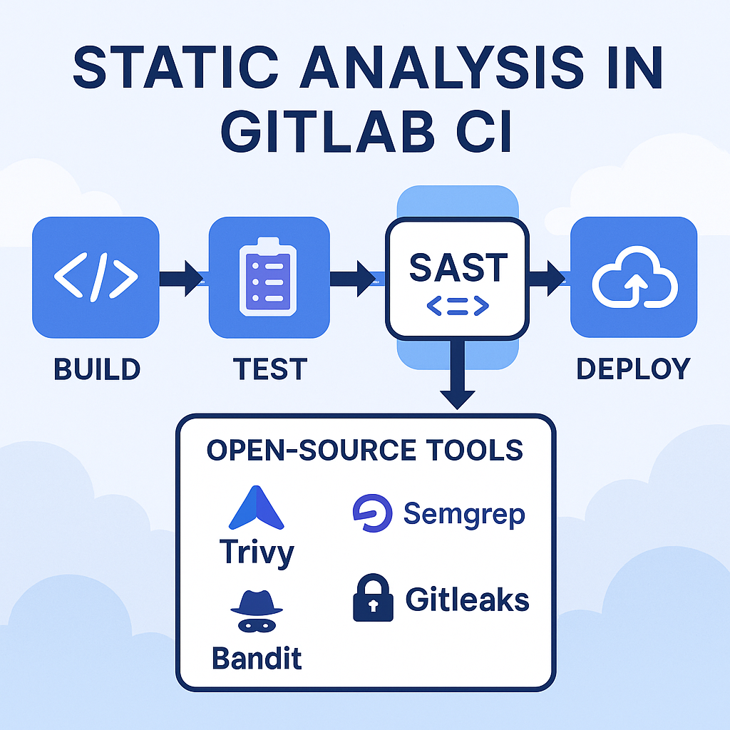 Static Analysis Pipeline with Open-Source DevSecOps Tools in GitLab CI